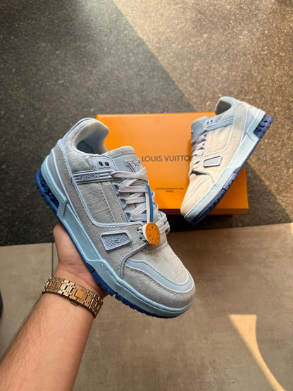 Louis Vuitton Trainer Denim Blue