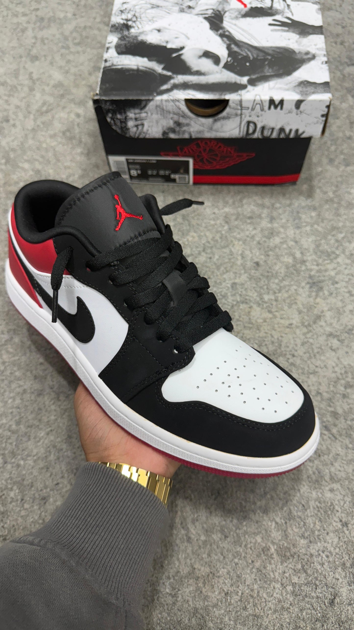 AJ1 Low 'Black Toe' (2025)